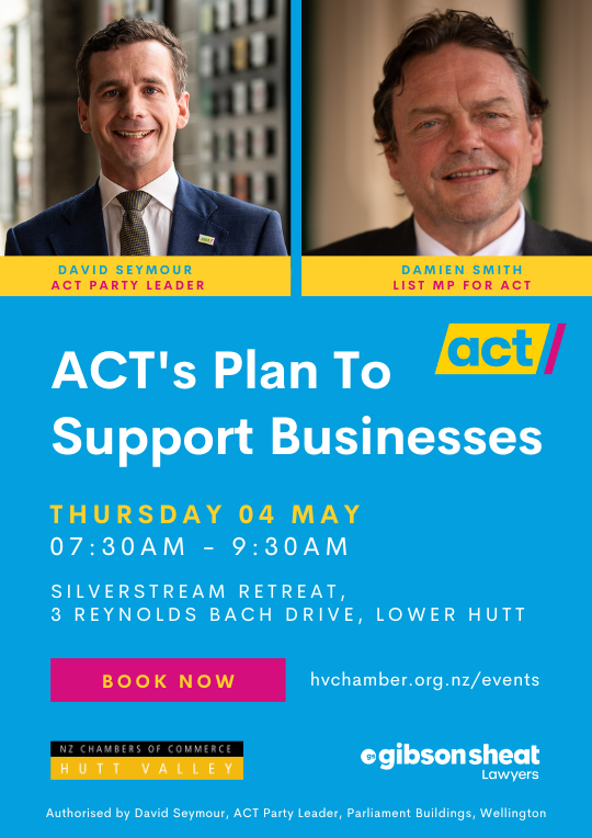 Breakfast with David Seymour, Party Leader of ACT New Zealand. | Hutt ...